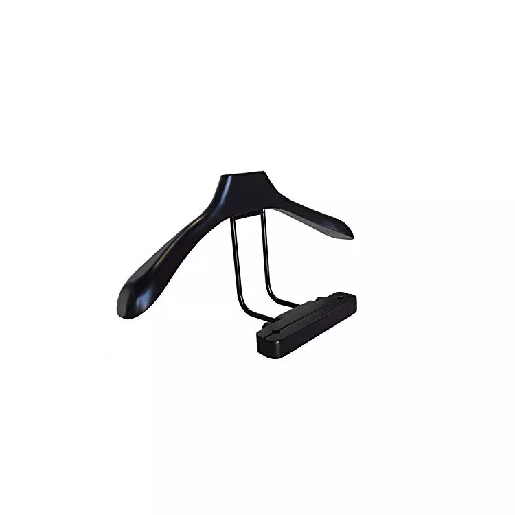 Car Valet with Solid Wood Hanger & Black Hardware - Proman
