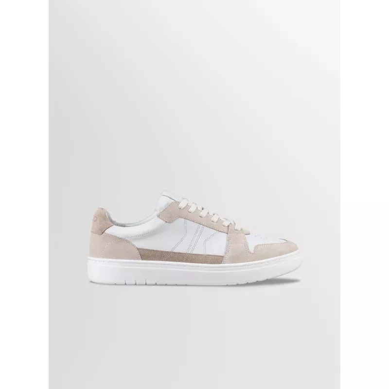 Carrara Suede Sneaker in Oyster