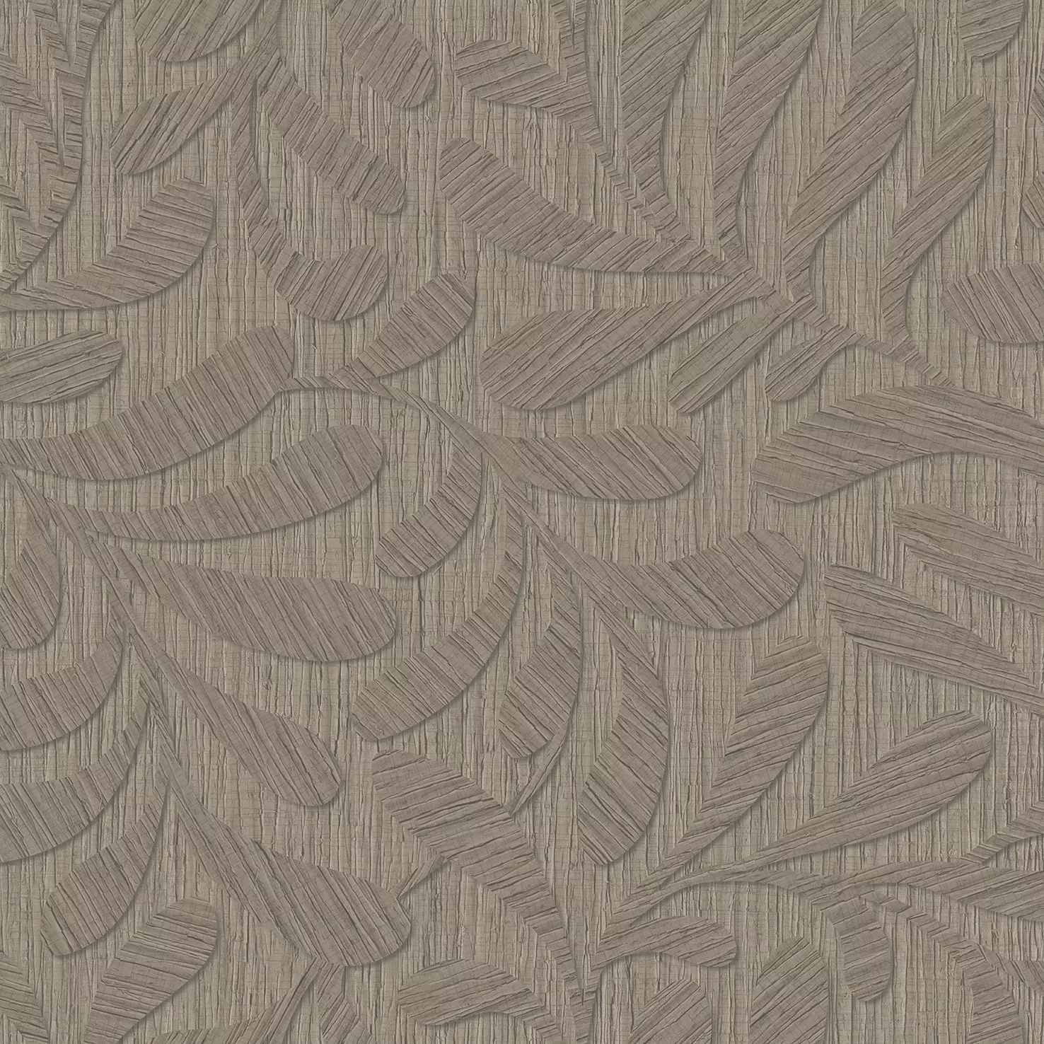 Carved Foliage Wallpaper