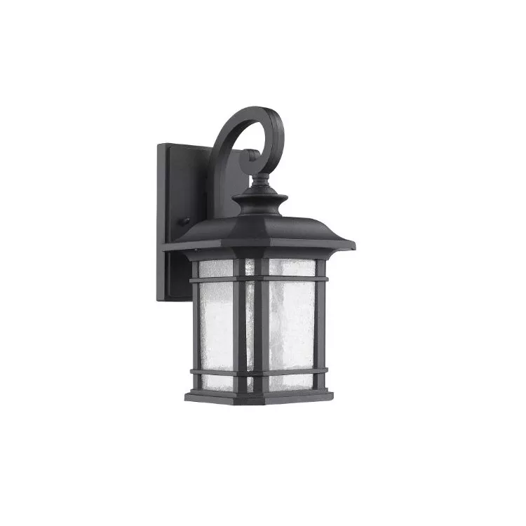 Chloe Lighting Black Outdoor Wall Sconce - Franklin 1-Light Transitional