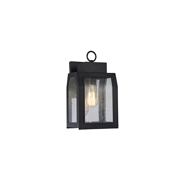 Chloe Lighting Industrial Outdoor Wall Sconce - 14" Black Light