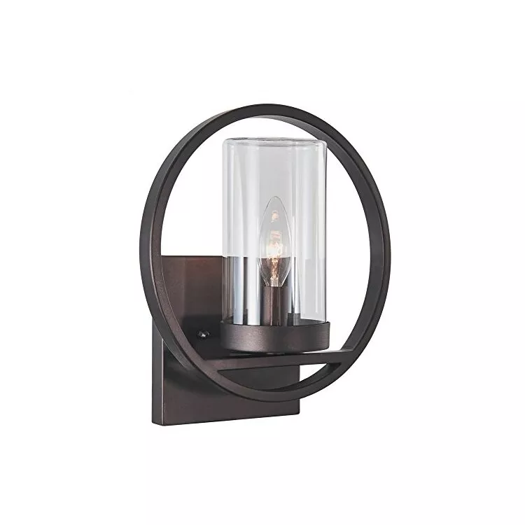 Chloe Lighting Rubbed Bronze Outdoor Wall Sconce - 11" Transitional Light