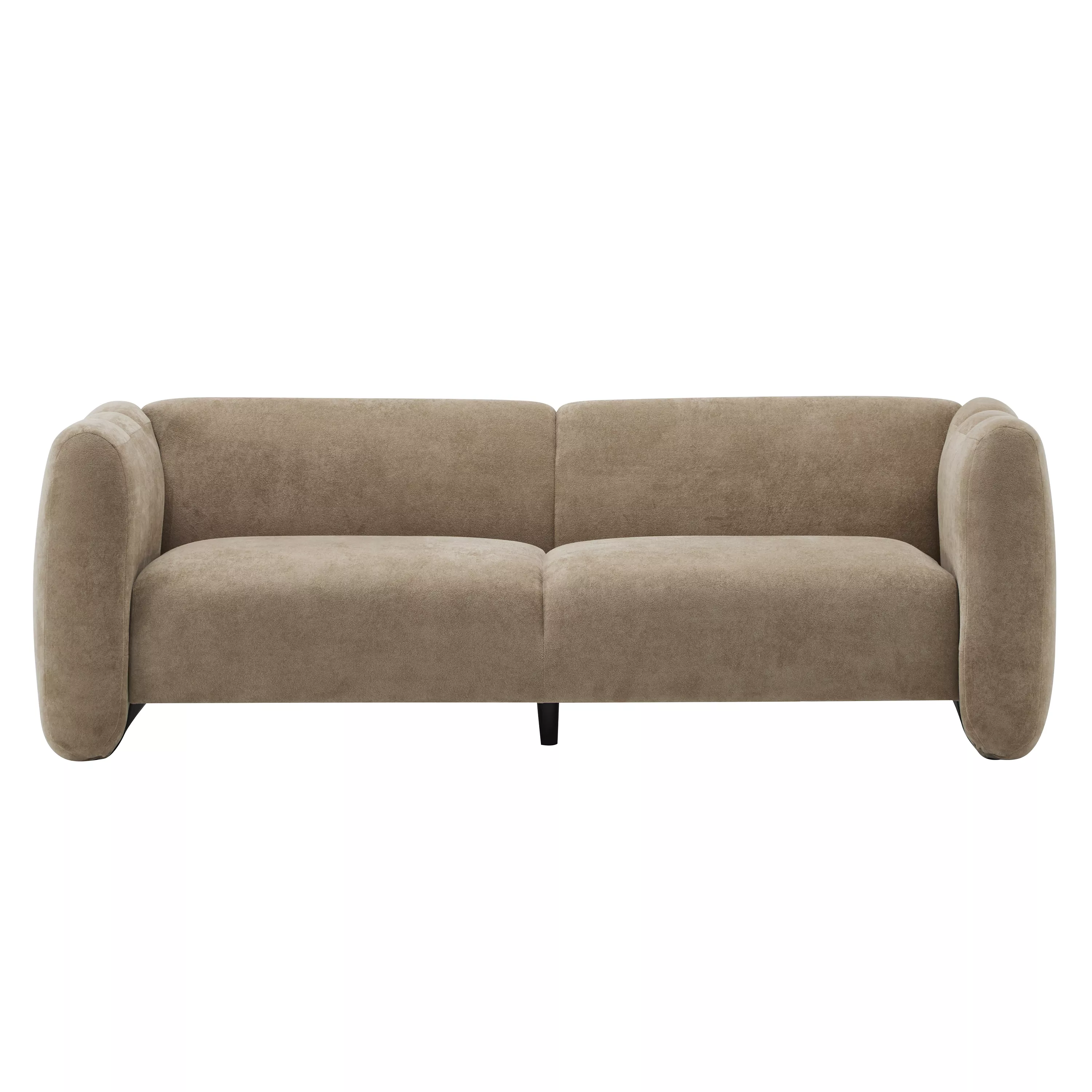 Christopher Knight Home Thodore Elegance 83" Wave-Shaped 3-Seater Sofa