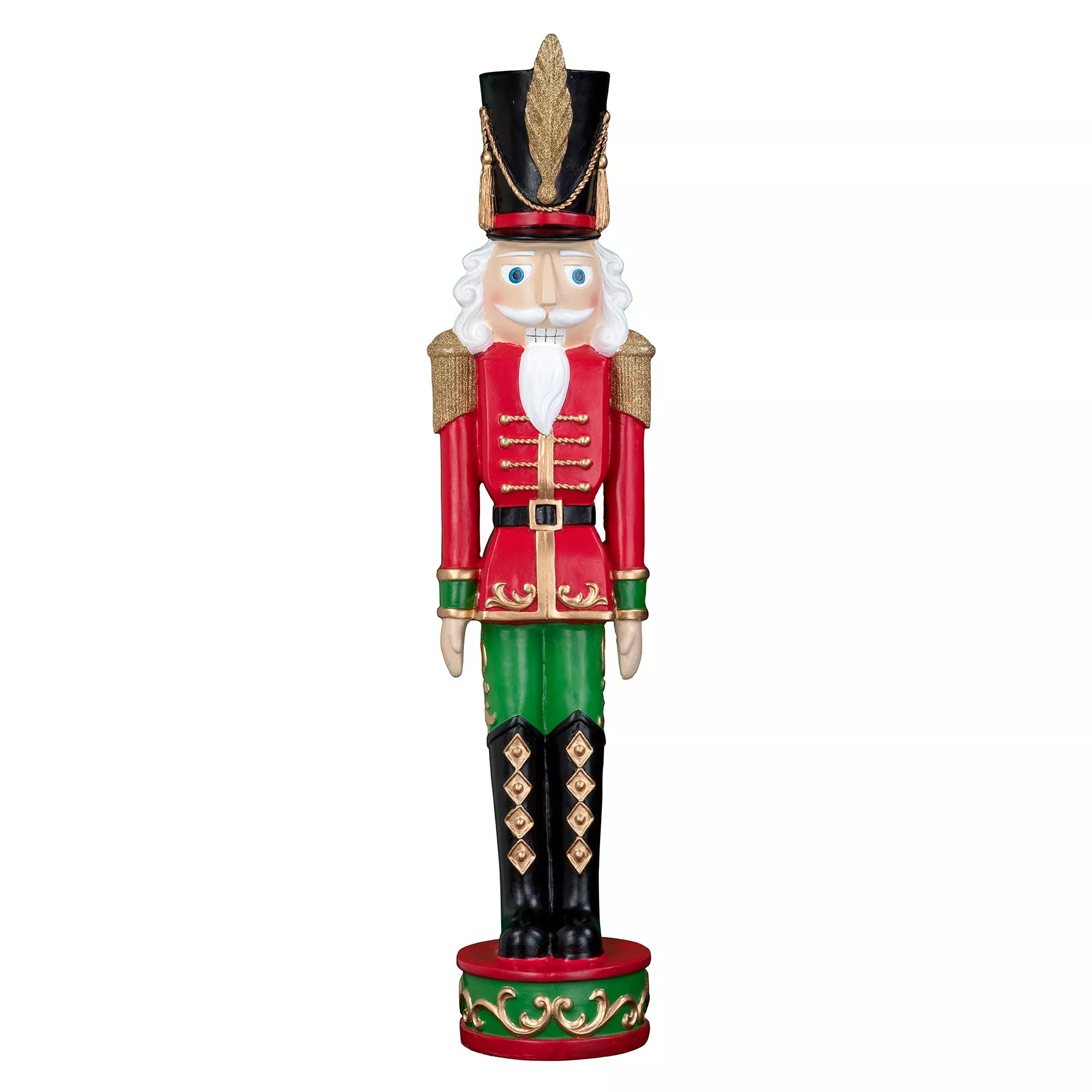 Classic Christmas Nutcracker - Red/Green - 48 Inch