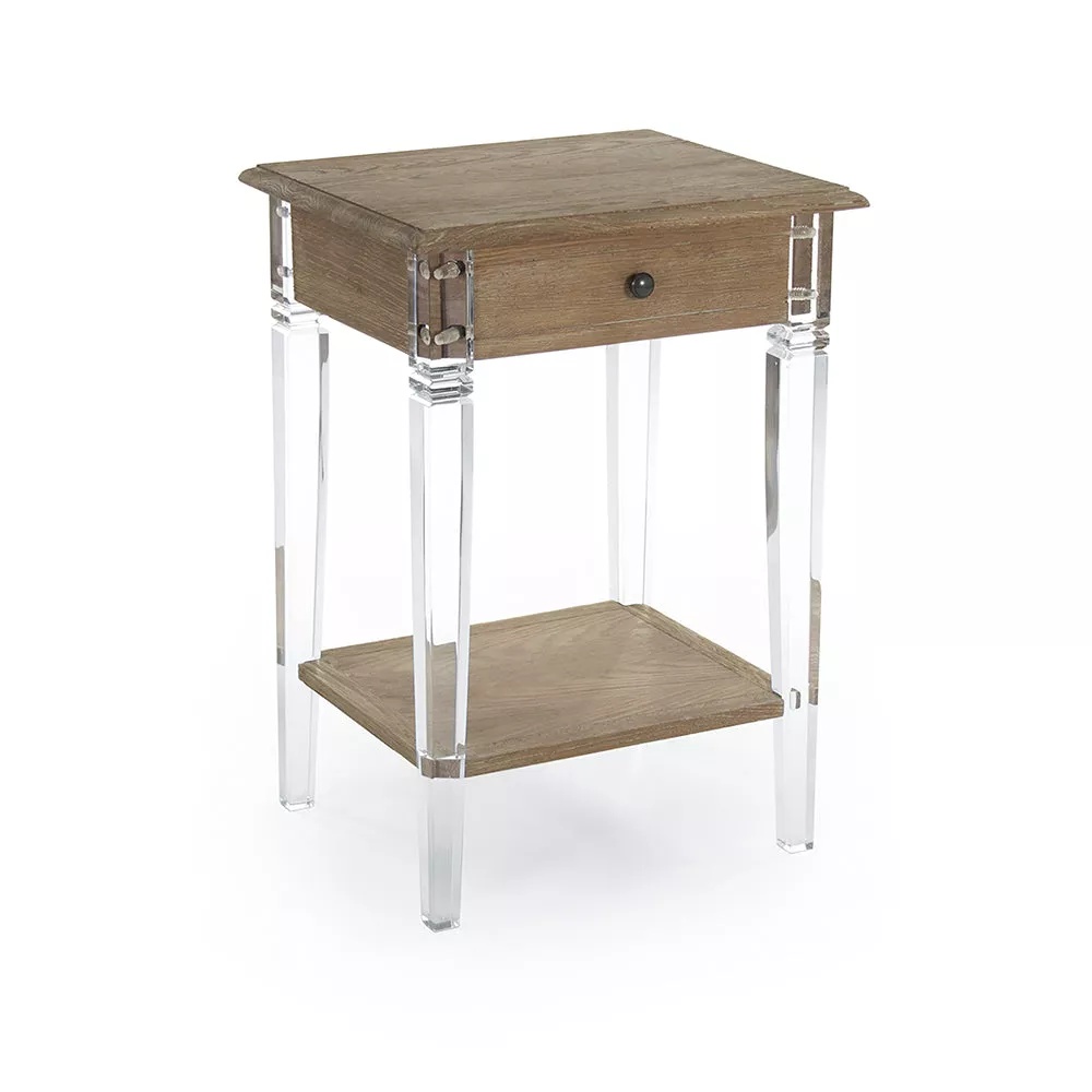 Claude Acrylic End Table