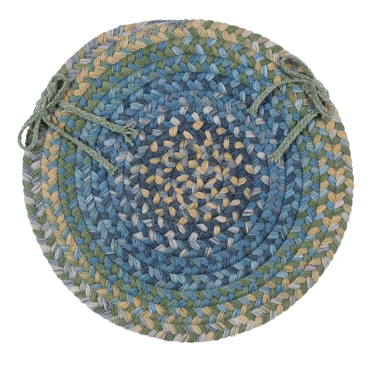 Colonial Mills Rustica - Whipple Blue Chair Pad (single)