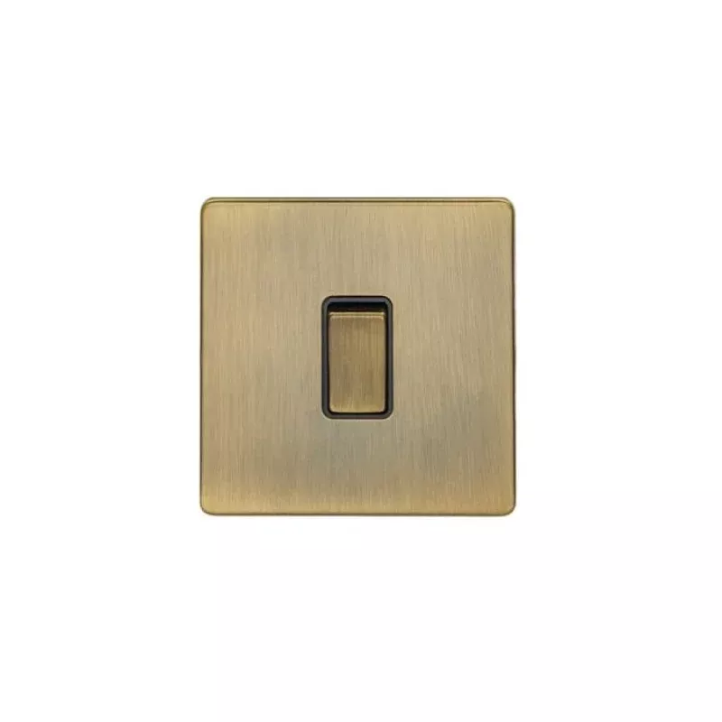 Concealed 3mm 20Amp Switch - Antique Brass