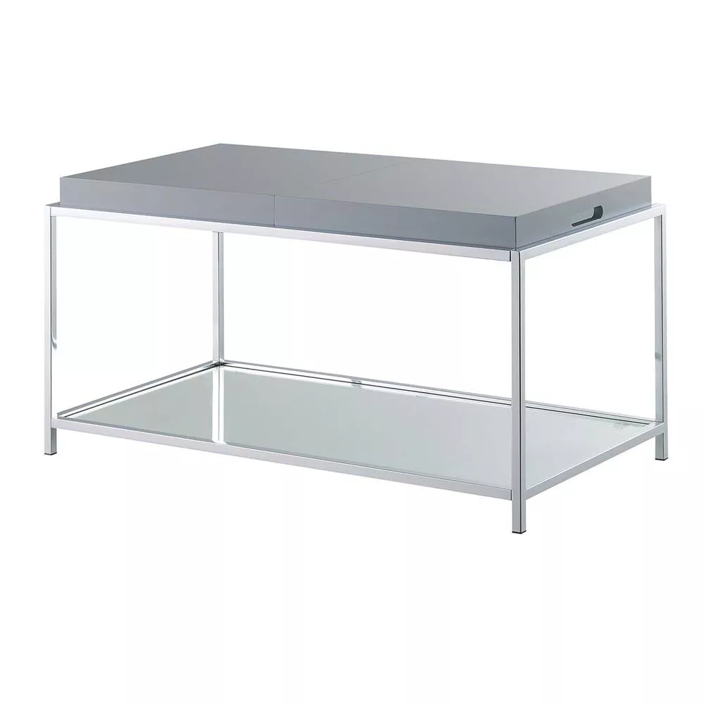 Convenience Concepts Palm Beach Coffee Table, Gray