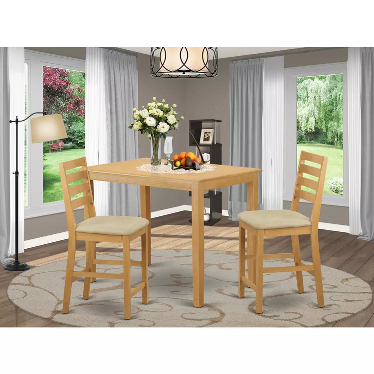 Counter Height Set - Counter Height Table And Dinette Chairs
