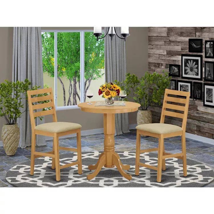 Counter Height Set - Pub Table And Counter Height Chairs