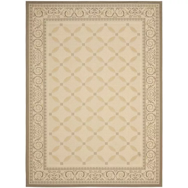 Courtyard Beige Large Rectangle Rug