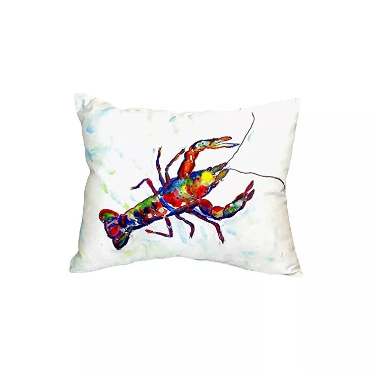 Crayfish No Cord Pillow 16x20