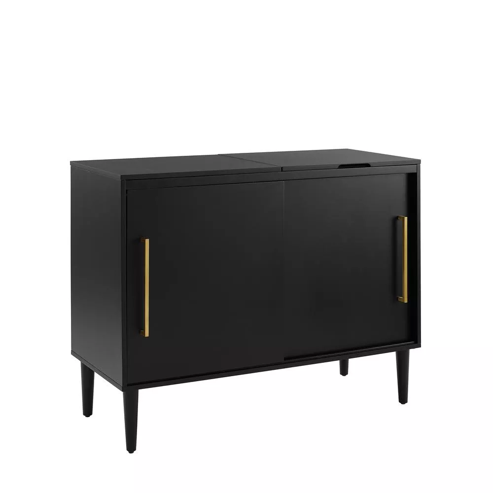 Crosley Furniture Everett Media Console Matte Black