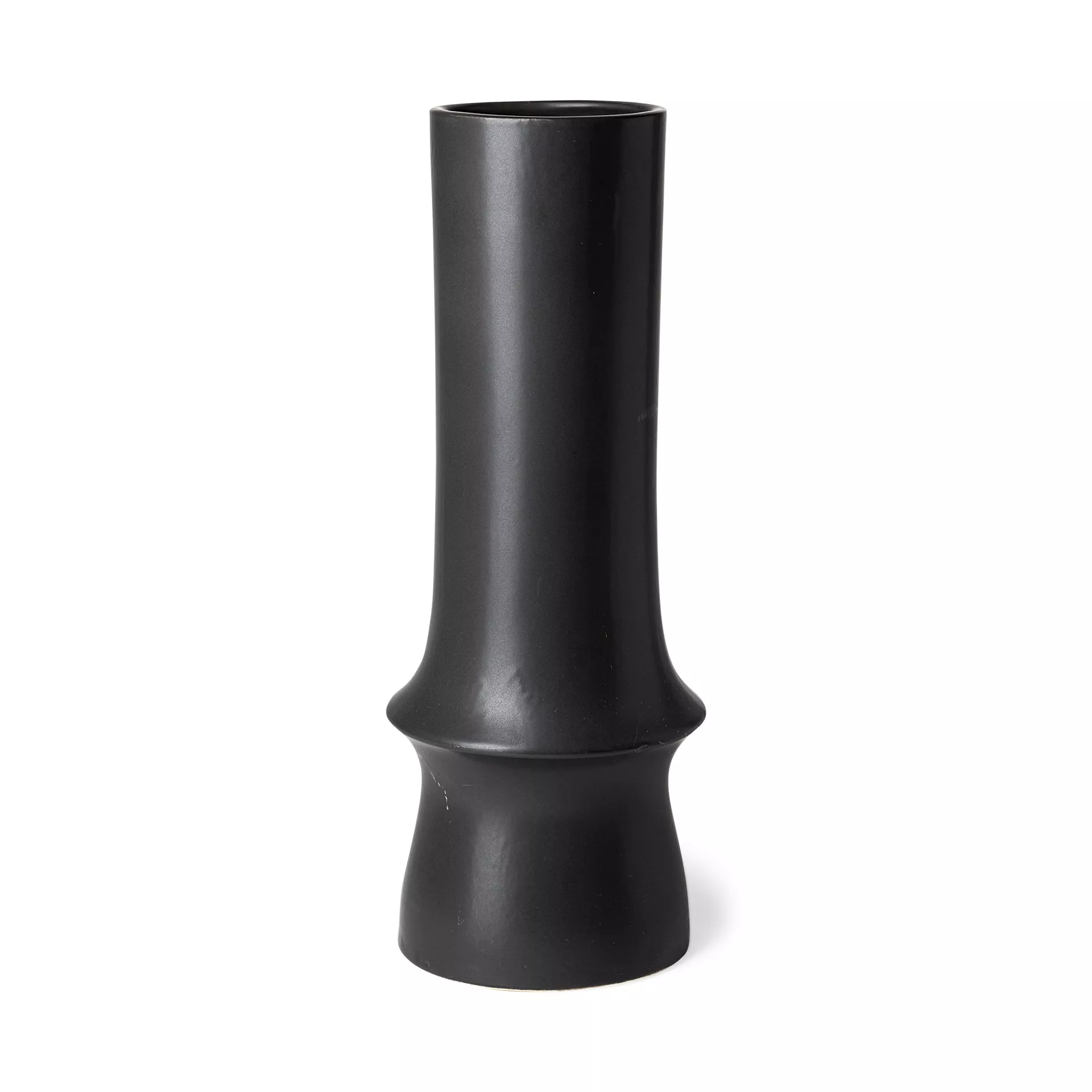 Cylinder Ceramic Table Vase with Unique Abstract Pattern