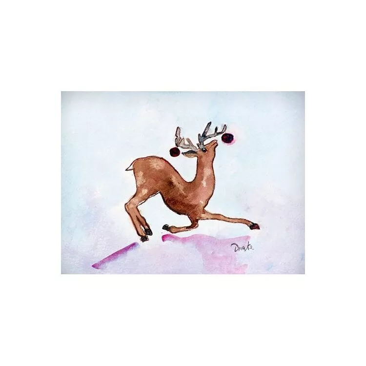 Dancing Deer Door Mat 18x26