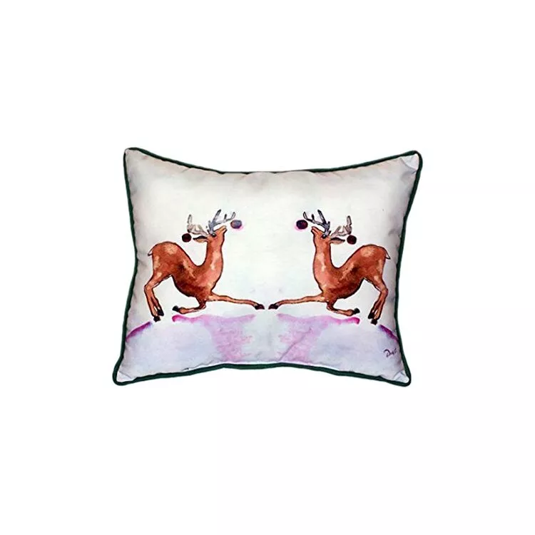 Dancing Deer Extra Large Zippered Pillow 20x24