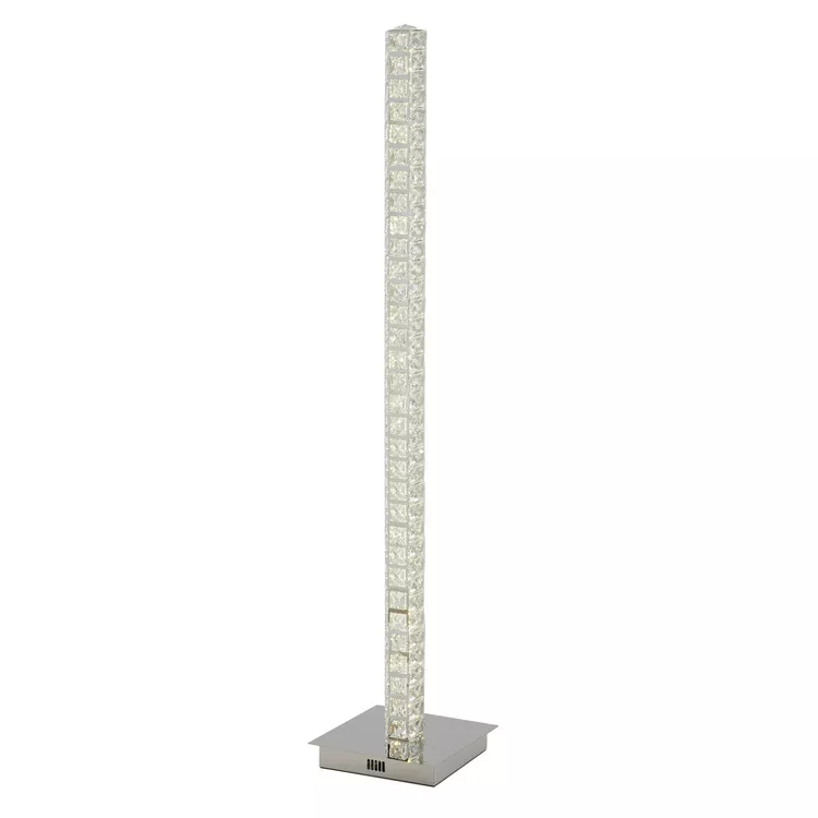 Design Living Chrome Crystal LED Floor Lamp - Modern