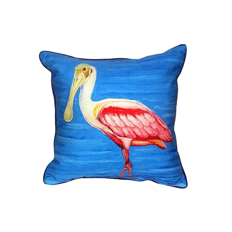 Dick's Spoonbill Small Indoor/Outdoor Pillow 12x12