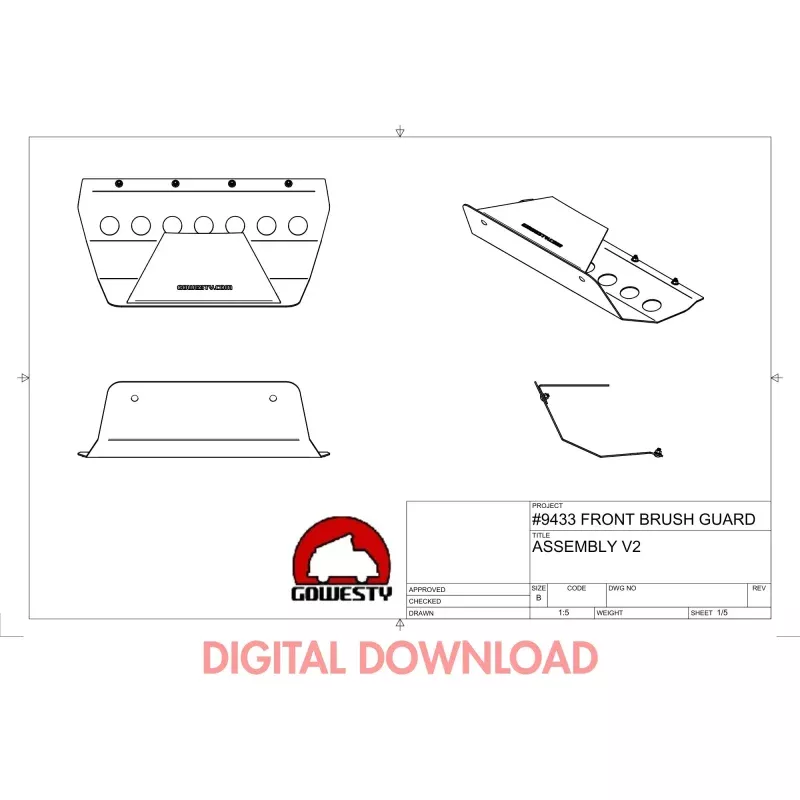 [DIGITAL DOWNLOAD] Front Brush Guard