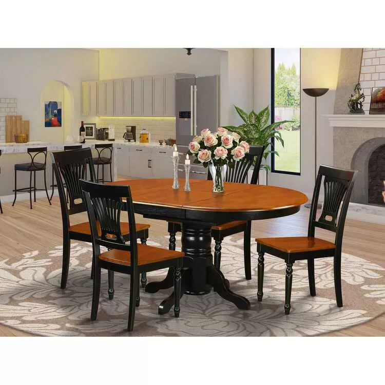 Dining Table Set with Butterfly Leaf - 4 or 6 Chairs