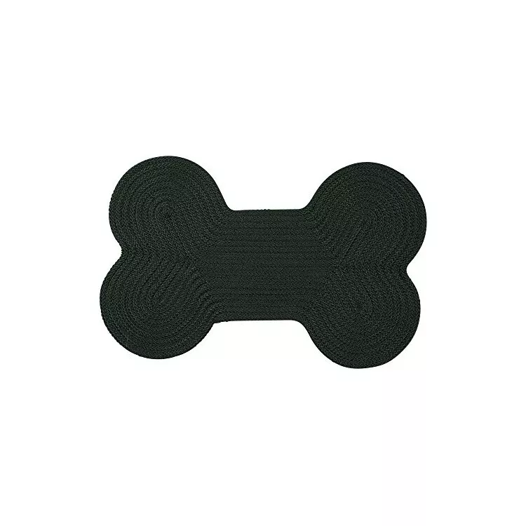 Dog Bone Solid - Dark Green 18"x30"