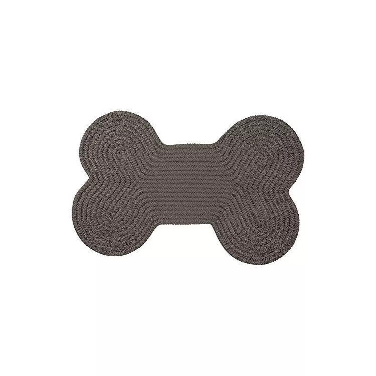 Dog Bone Solid - Gray 18"x30"