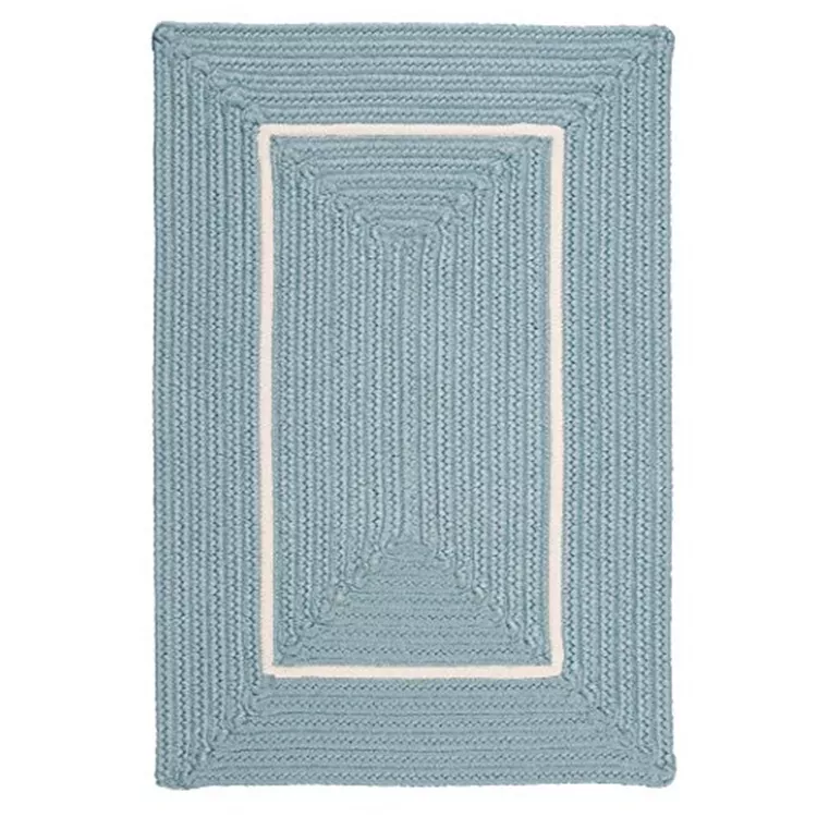 Doodle Edge- Light Blue sample swatch