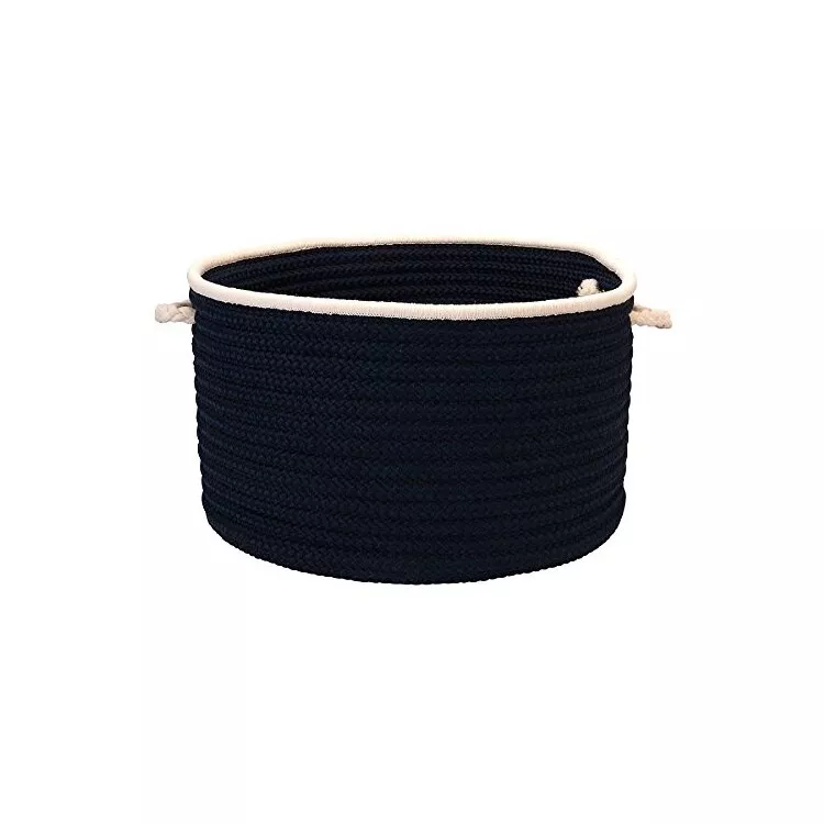 Doodle Edge Storage - Navy 14"x10" Storage Basket