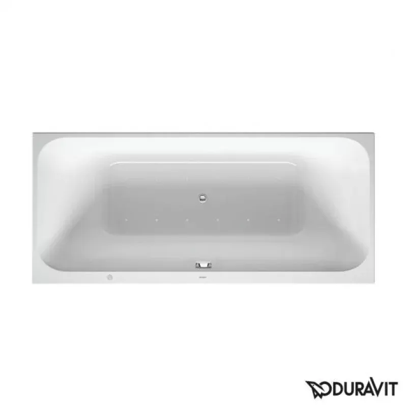 Duravit Happy D.2 rectangular whirlbath, built-in
