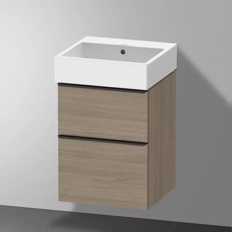 Duravit Vero Air washbasin with D-Neo vanity unit with 2 pull-out compartments