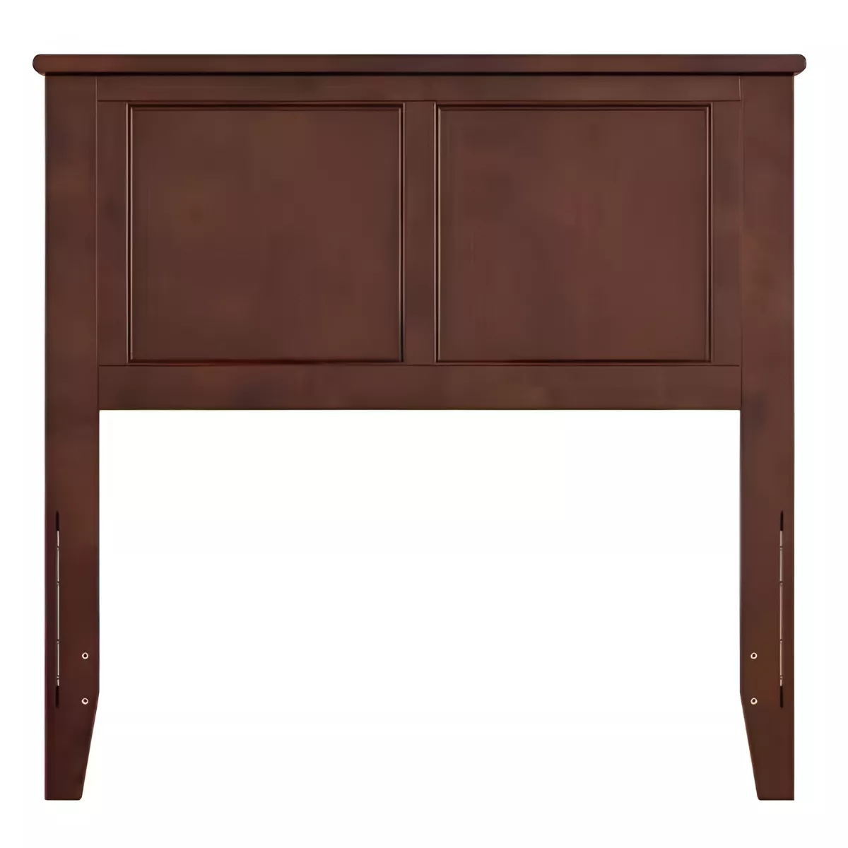 Elegant Traditional Panel Headboard – Warm Wood Finish