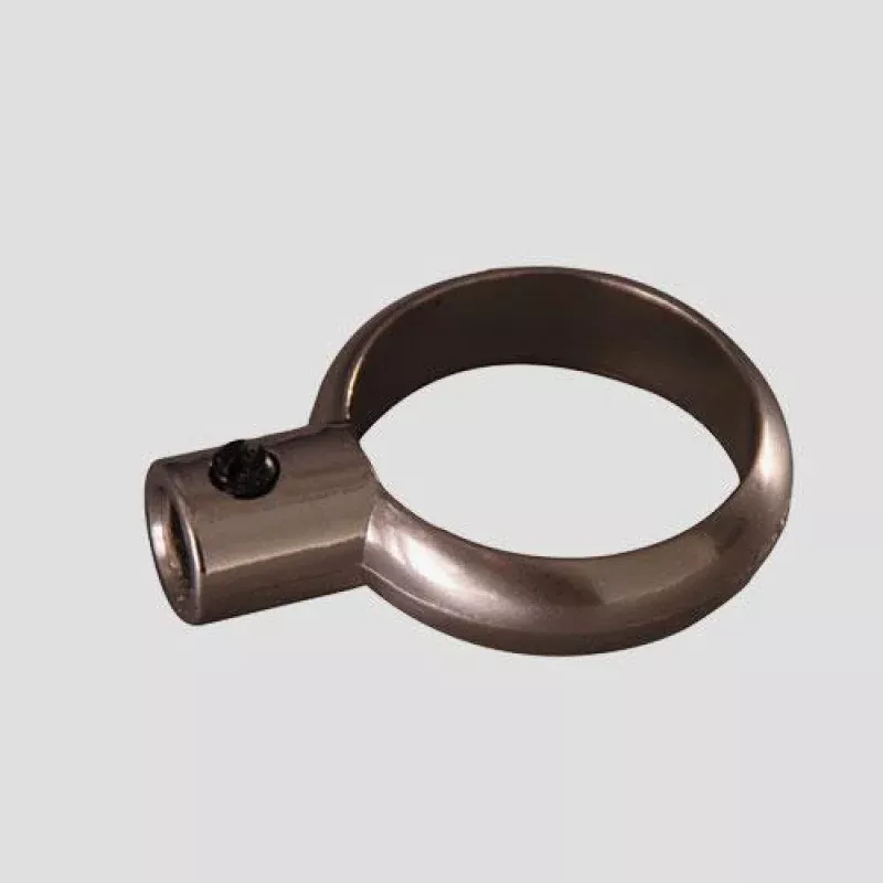 Eye-Loop for Shower Rod Ceiling Support