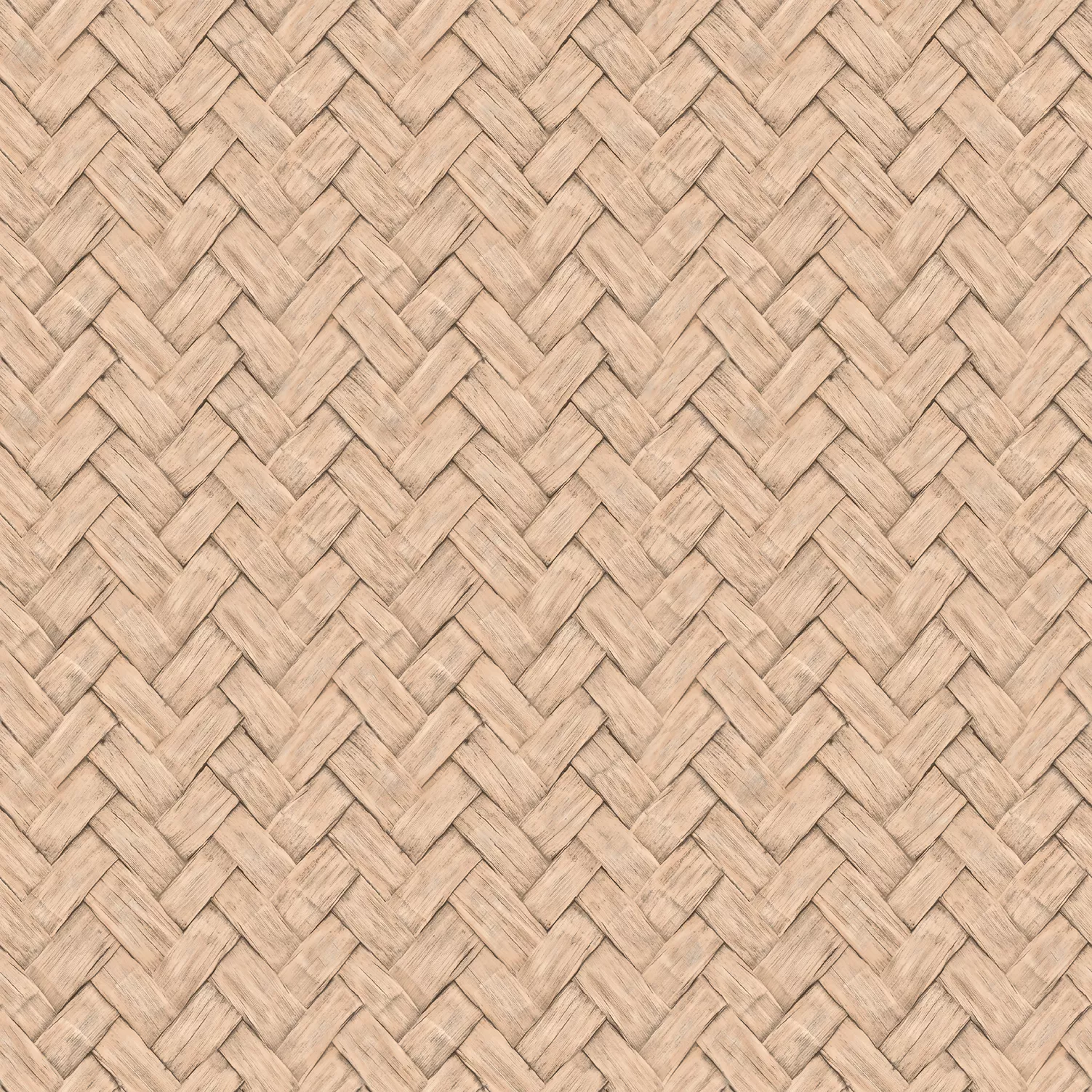 Faux Natural Weave Wallpaper