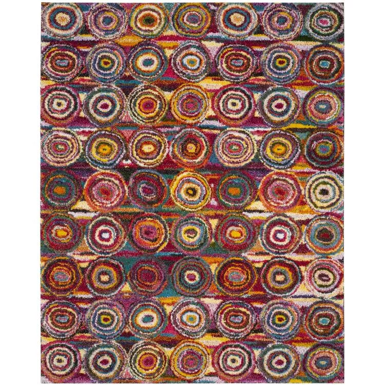 Fiesta Shag Multi Large Rectangle Rug