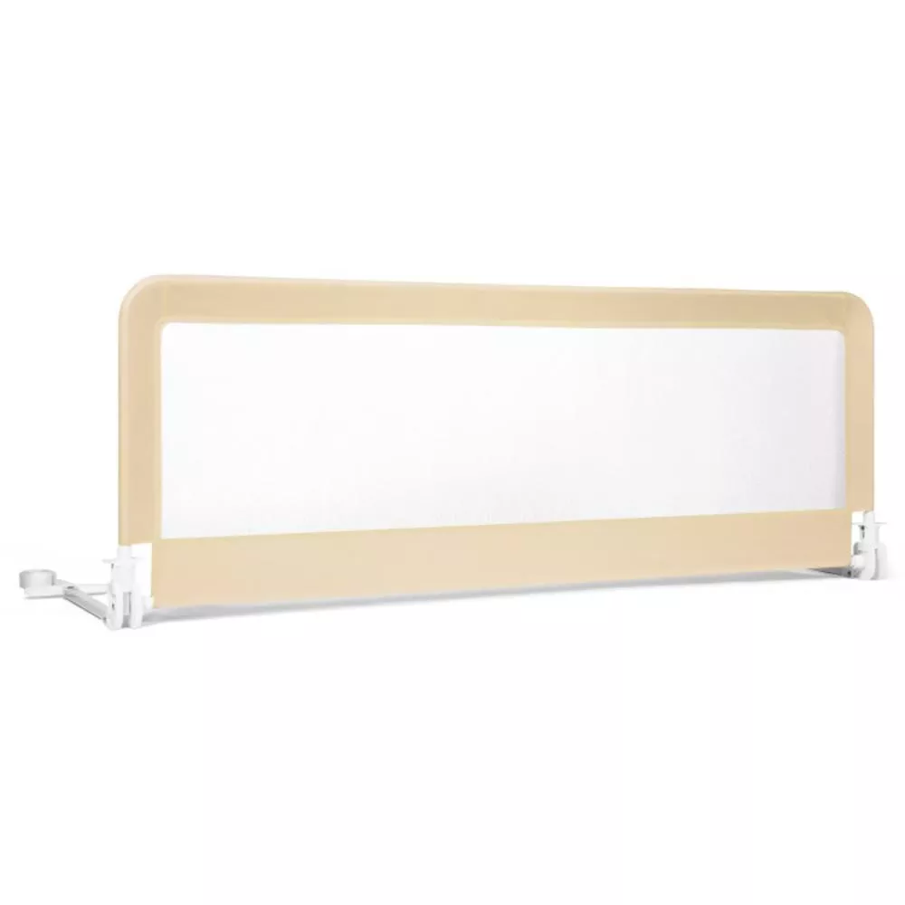 Folding Breathable Baby Bed Rail Guard with Safety Strap for Secure and Comfortable Sleep