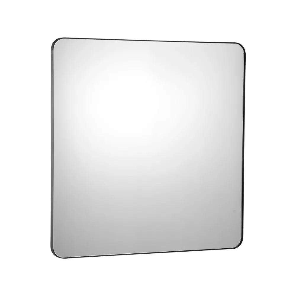 Framed Square Wall Mirror for Entryway, Bathroom, or Bedroom Decor
