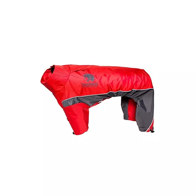 Full - Bodied Dog Jacket Adjustable Reflective Black Shark Technology - Pet Life