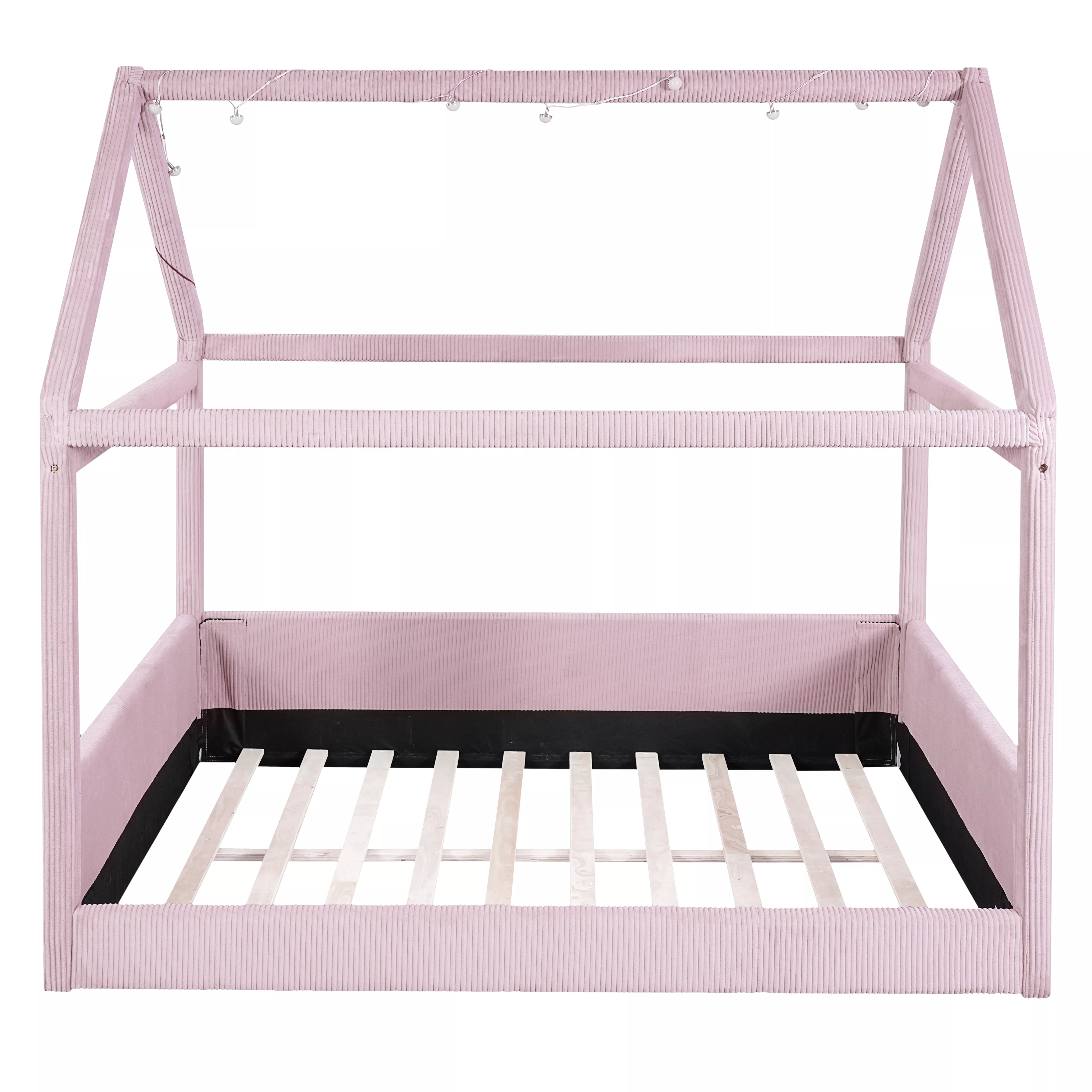 Full Size Upholstered House Daybed