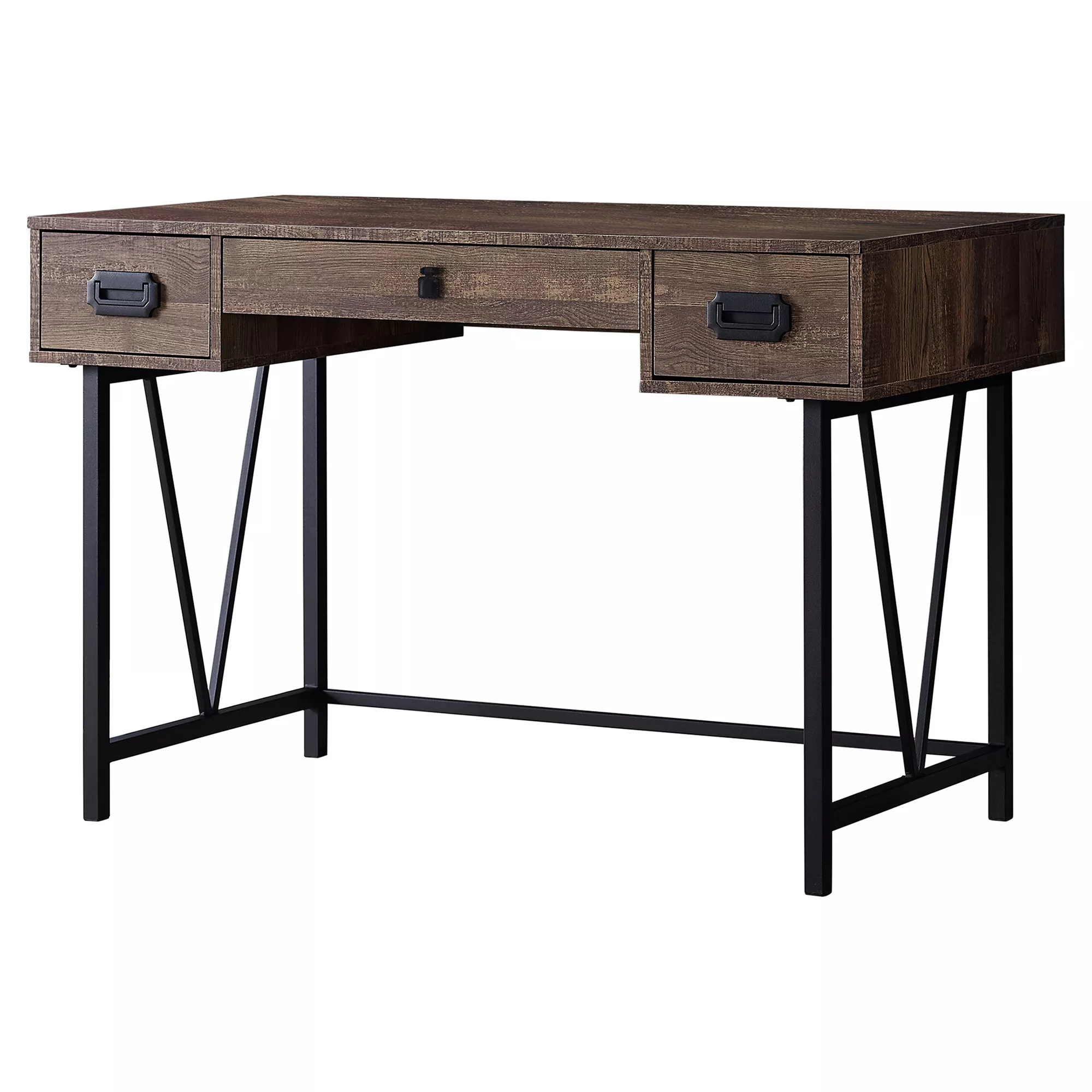 Functional Computer Desk with 3 Drawers – Study Table for Home or Office