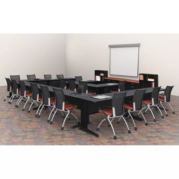 Fusion 66" x 24" Training Table- Grey