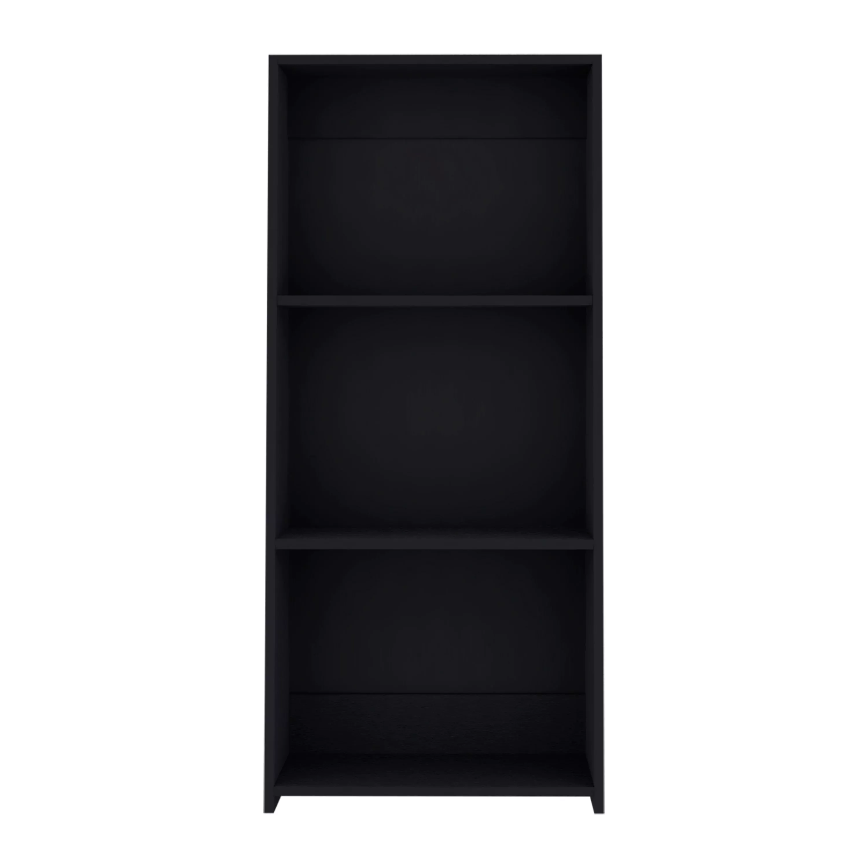 Gakona Bookcase, 3 shelves, Black
