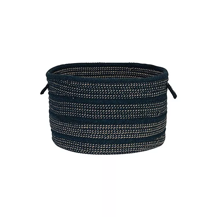 Garrison Navy Banded Mix BSKT 22x14