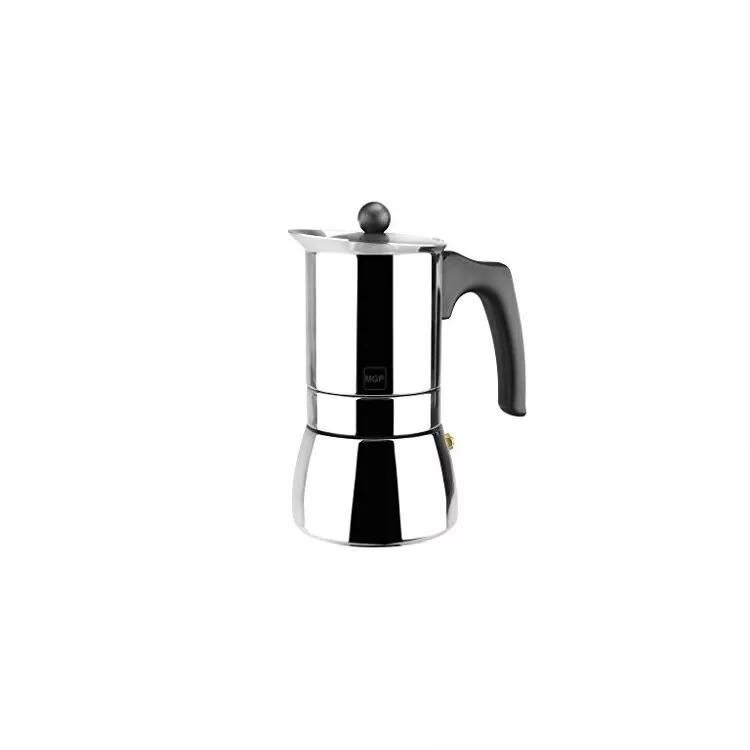 Genova 10 Cups Stainless Steel Espresso Maker