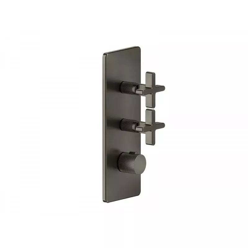 Gessi Inciso Wellness thermostatic 2-exit shower tap 58224
