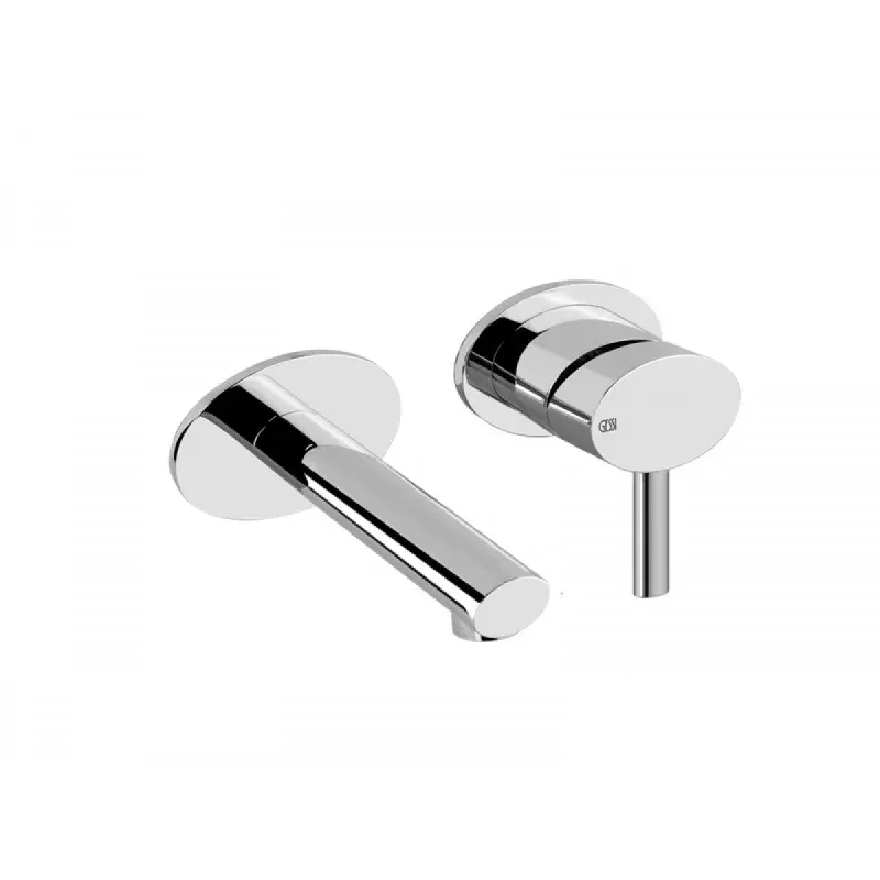 Gessi Ovale wall single lever sink tap customizable 23087