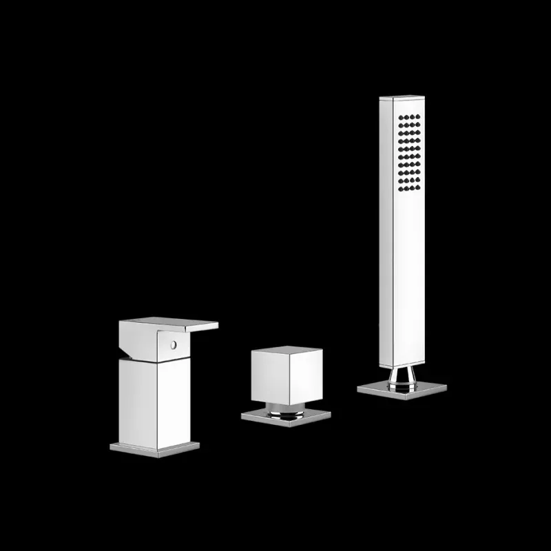 Gessi Rettangolo 20043 Deck Mounted Bath Group