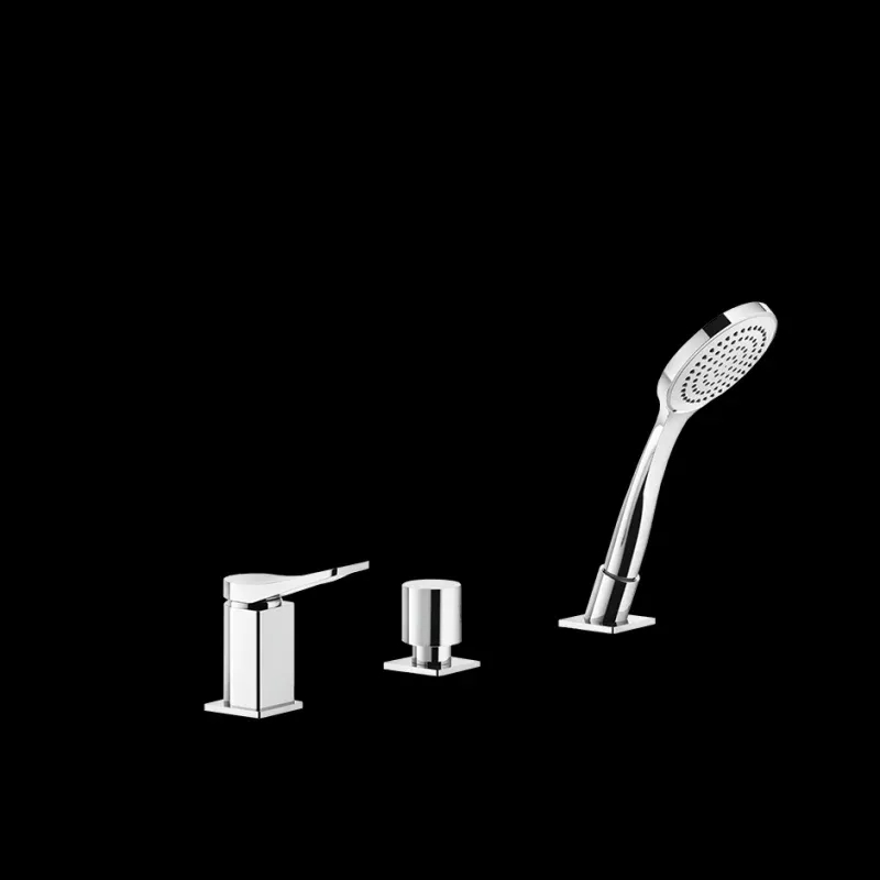 Gessi Rilievo 59043 Deck Mounted Bath Group