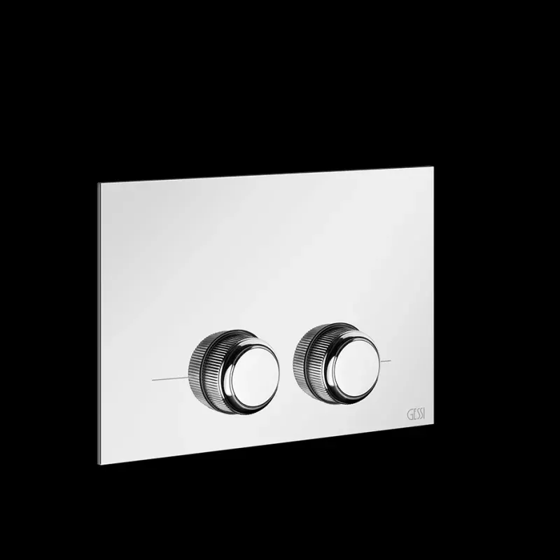 Gessi Venti20 flush plate with two buttons 54655