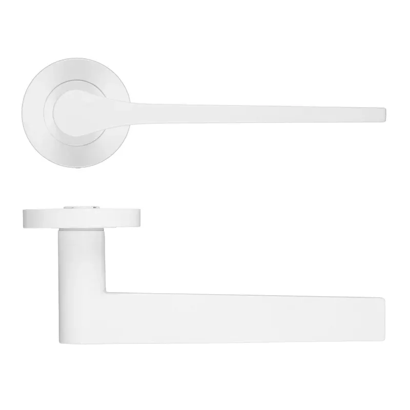 Gio Lever Handle on Round Rose