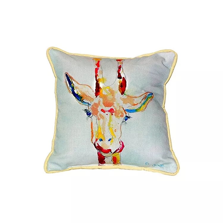 Giraffe Small Indoor/Outdoor Pillow 12x12